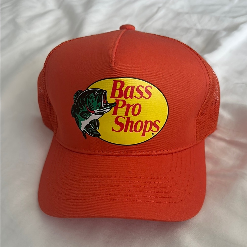 Bass Pro Shops Orange Fishing Cap